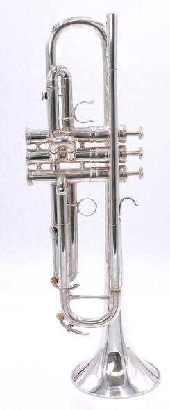 The Classic Commercial Sound! Pre-Owned Calicchio 1s/2 Trumpet in Silver Plate 