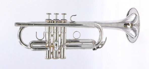 Pre-Owned Yamaha 6610s Eb/D Trumpet in Silver Plate 