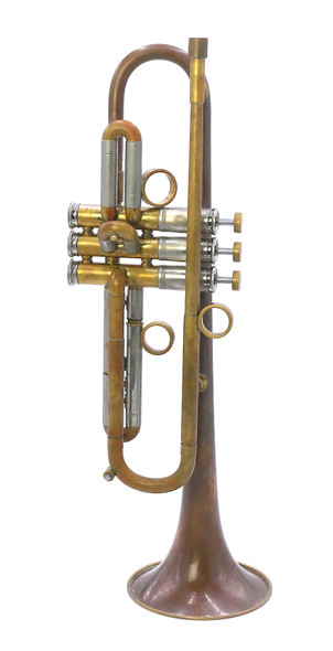 Pre-Owned Del Quadro "Grizzly" Trumpet in Raw Brass 