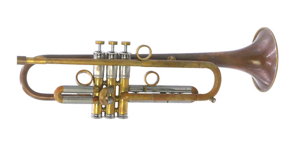 Pre-Owned Del Quadro "Grizzly" Trumpet in Raw Brass 