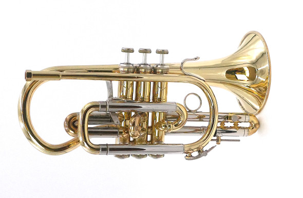 Great price!  Bach Large Bore  Stradivarius 184  Shepherds' Crook Cornet 