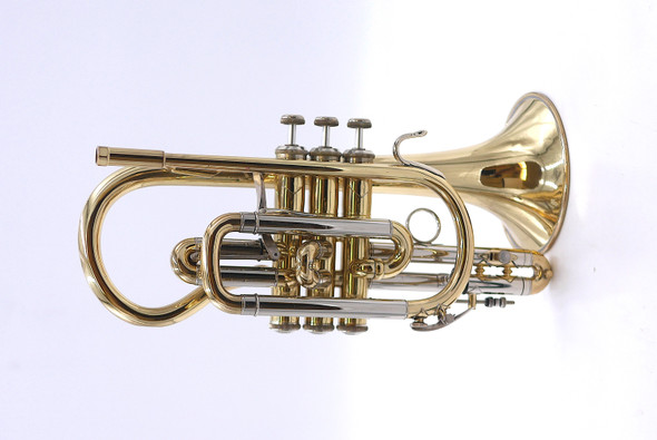 Bach Large Bore  Stradivarius 184  Shepherds' Crook Cornet: Great player
