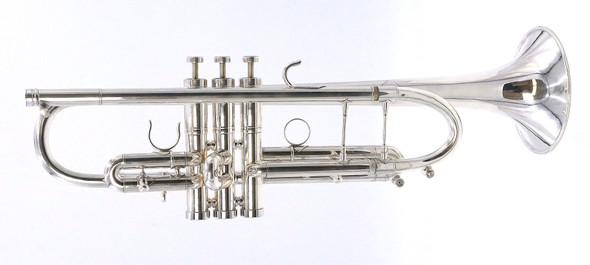 Custom Edwards Gen III Bb Trumpet in silver plate