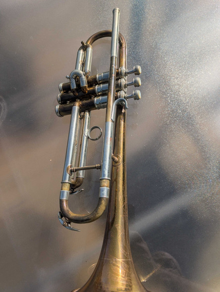 Rare  late 1940 Conn 22B New York Symphony Special Trumpet in original finish