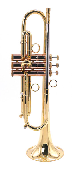 Back in stock!  Carolbrass Andrea Giuffriedi All Around Trumpet in Clear Lacquer