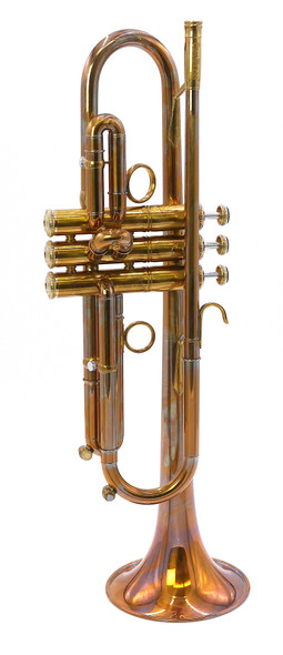 Incredible Custom Carol Brass Custom Bronze 4440L-PSM Trumpet in Amber Lacquer 