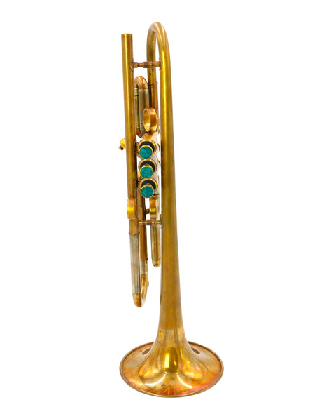 Monster  Del Quadro  Superhorn with three bells, twin tube leadpipe, and MAW valves!