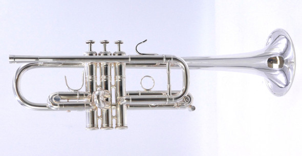 Pre-Owned Kanstul 1510B C Trumpet in Silver Plate 