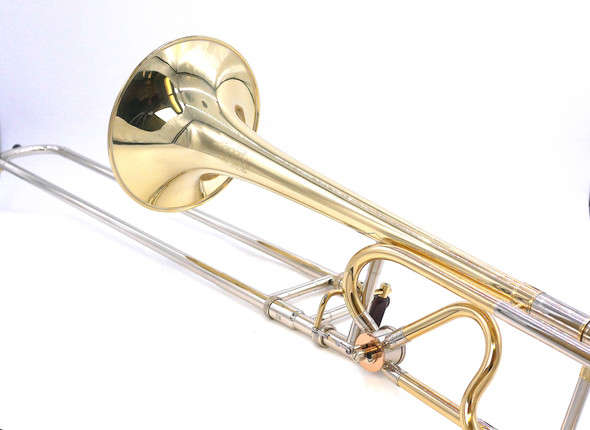 Demo Adams TB1 Tenor Trombone Yellow Brass Bell with Rotary Valve and 3 Main Tuning Slides