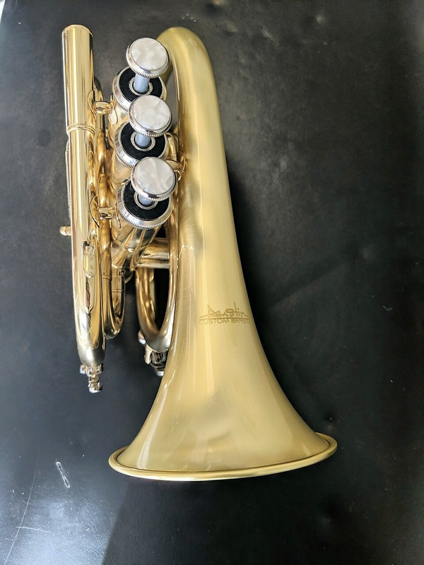 Perfect for travel! The Cute small bell ACB Doubler's Pocket Trumpet