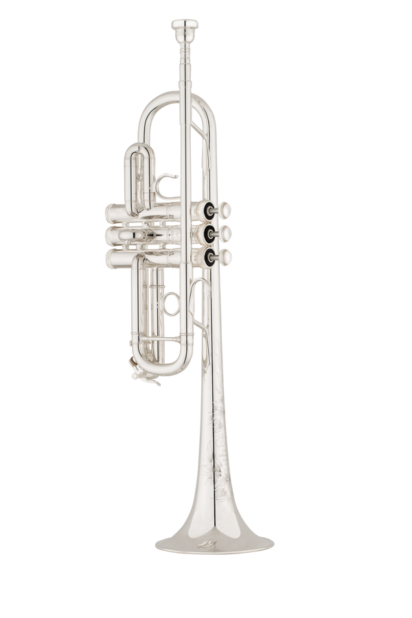 Shires Model 401 C Trumpet in Silver Plate