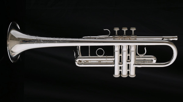 Shires Model 401 C Trumpet in Silver Plate