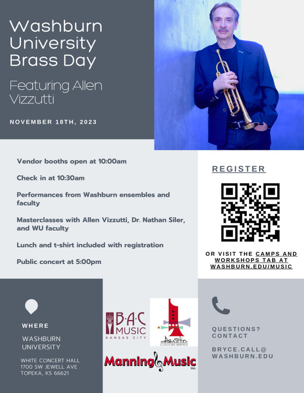 Come hang with us at Washburn University's Brass Day on Saturday, November 18th!