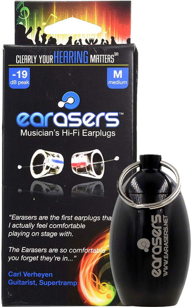 Earasers Musicians Plugs:  Vital Tools for Your Ears! 