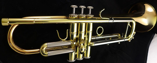 Bundle Deal on Manchester RL-GB Professional Bb Trumpet, with Care Kit, ACB Standard Series 2CS mpc, Hercules stand, and Jo Ral straight mute!