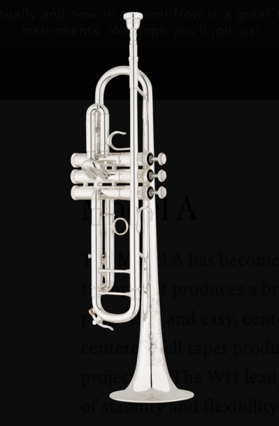 Shires Model A Trumpet in Silver Plate!