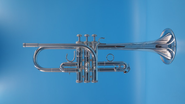 Shires Q Series TRQ15S Eb/D Trumpet in Silver Plate