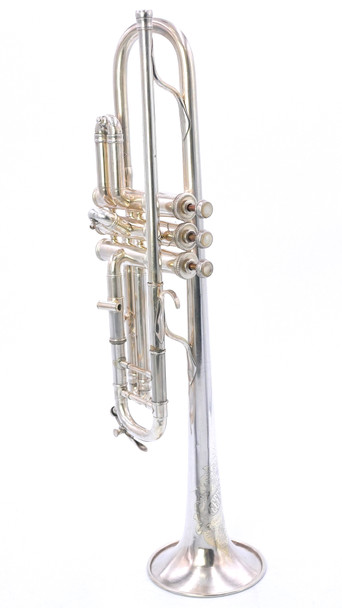 From The Brad Goode Collection: Keefer Trumpet in Silver Plate 