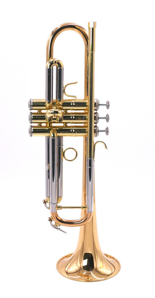 Pre-Owned Manchester Brass RL-GB Professional Trumpet in Clear Lacquer 