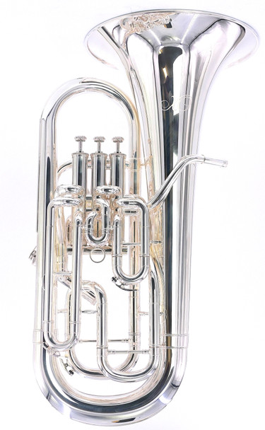 Show Demo XO 1270 Professional Compensating Euphonium in Silver Plate 