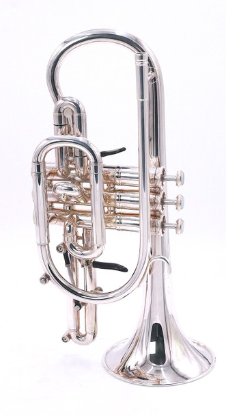 Pre-Owned Getzen 3850 Custom Cornet in Silver Plate 