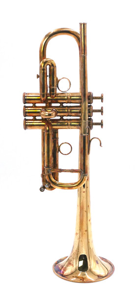 Rare Kanstul 1510 C Trumpet in Gold Plate