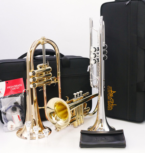 ACB Doubler's High Brass Dream Bundle (ACB Doubler's Flugelhorn, Cornet, and Trumpet + more!)