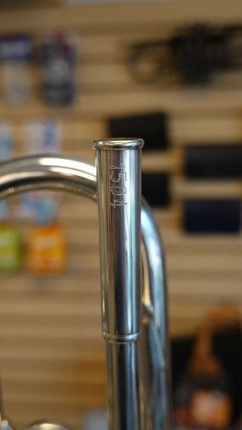 Pre-Owned Kanstul 1504 Signature Series Trumpet in silver: Super deal!