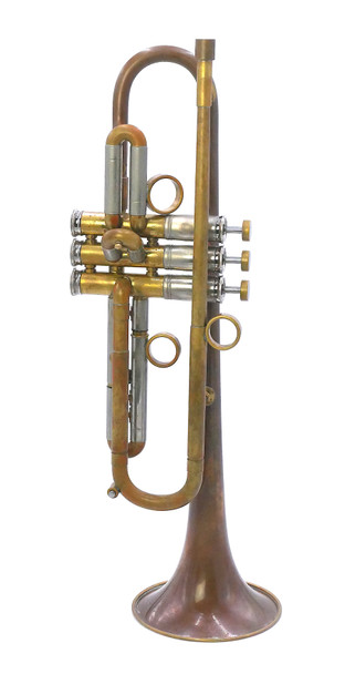 Pre-Owned Del Quadro "Grizzly" Trumpet in Raw Brass 