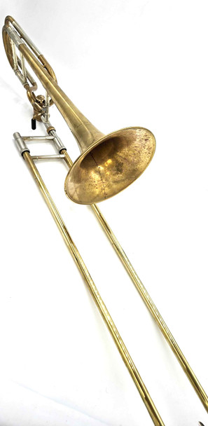 Pre-Owned Courtois AC420 Tenor Trombone in Raw Brass with Hagmann valve