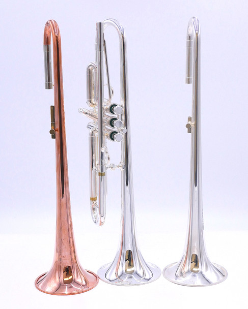 Another treasure from T’s collection:  Schilke S43HDL-F Faddis  with 3 bells! 