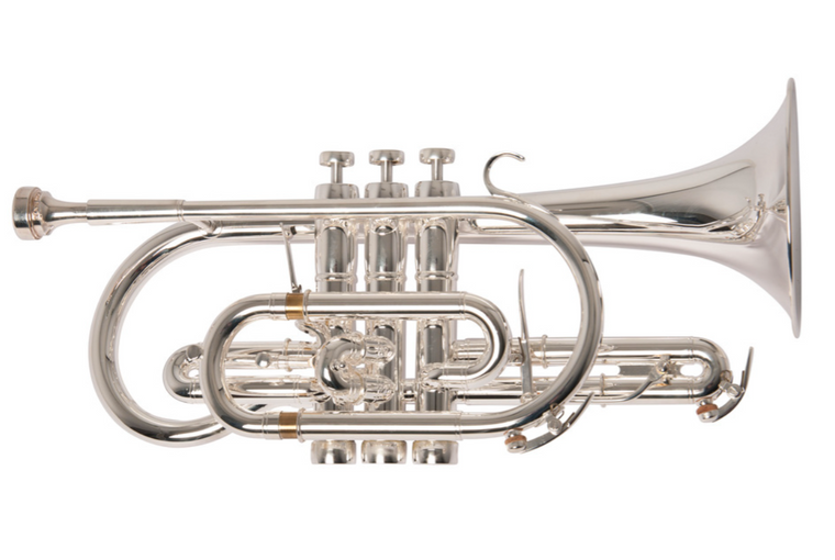 Adams CN2 Selected Series Cornet in Silver Plate!