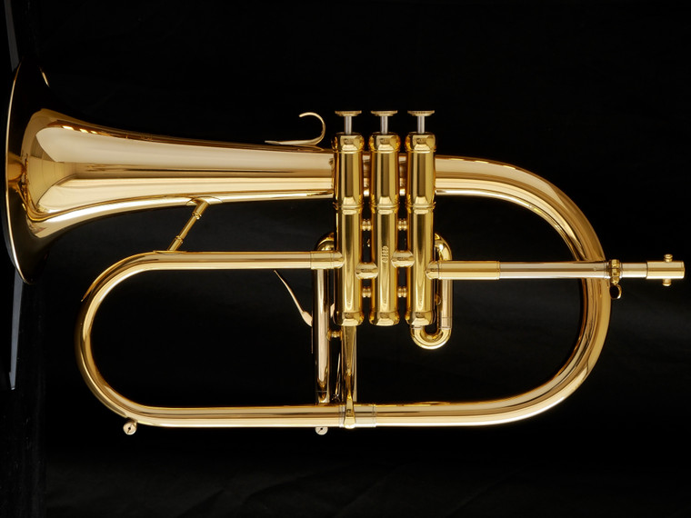 Brand New Adams Sonic Flugelhorn in Gold Lacquer! Austin Custom Brass