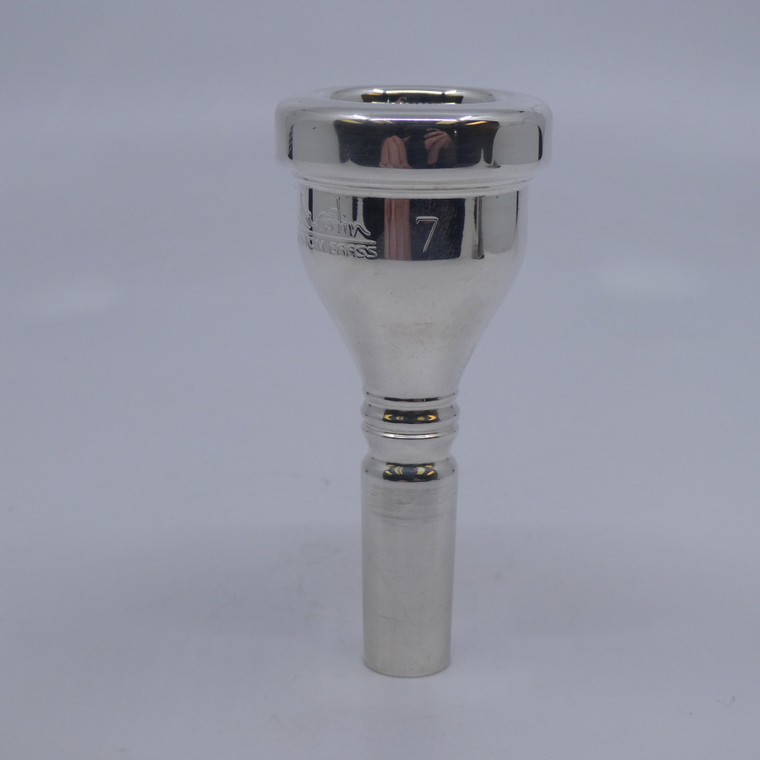 ACB Blowout Sale! DEMO ACB "7" Large Shank Trombone Mouthpiece in Silver! Lot TB19