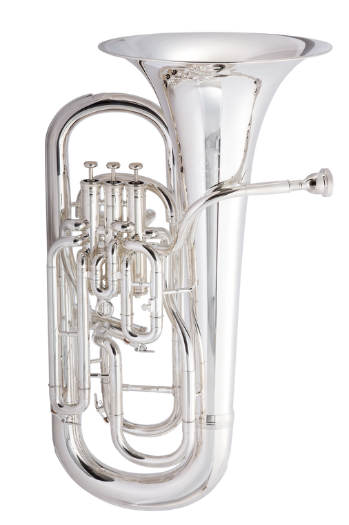 Back in Stock Just in Time for School! John Packer JP374ST Sterling Euphonium with Trigger and Deluxe Carrying Case in Silver Plate!