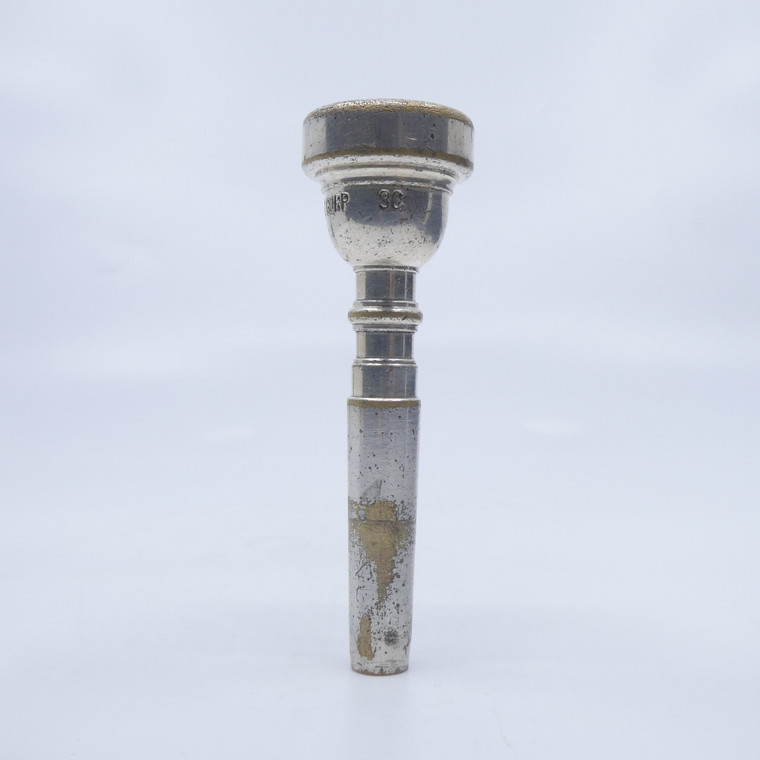 ACB Blowout Sale! Pre-owned Vincent Bach Corp. 3C Trumpet Mouthpiece in Silver! Lot 594