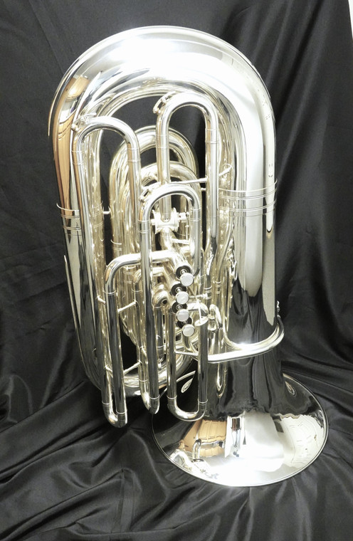 Show Demo Adams 4/4 C Tuba Selected Series in Silver Plate