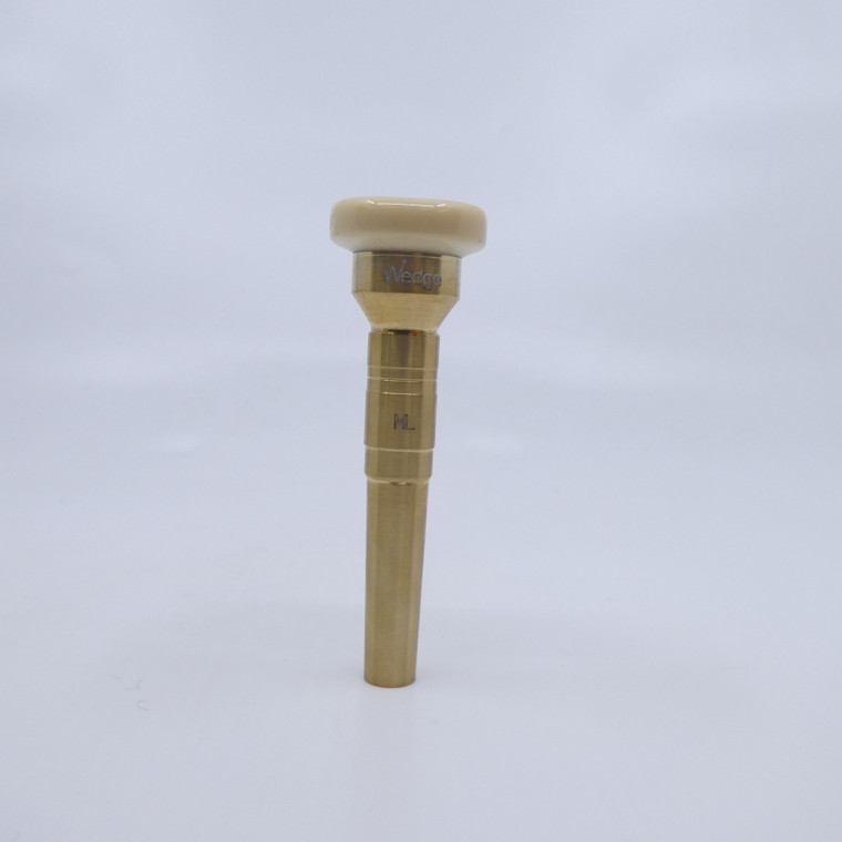 Wedge 67MDV 27 Mouthpiece in Raw Brass with Acrylic Rim and Cup