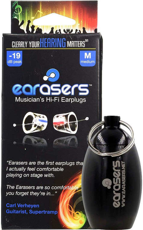  Earasers Musicians Plugs:  Vital Tools for Your Ears:  A must-have product!