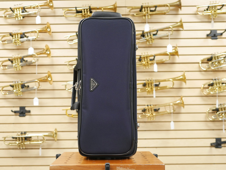 ACB Case Blowout! King Trumpet Plaza Double Trumpet Case In Blue Cordura! Lot CS48