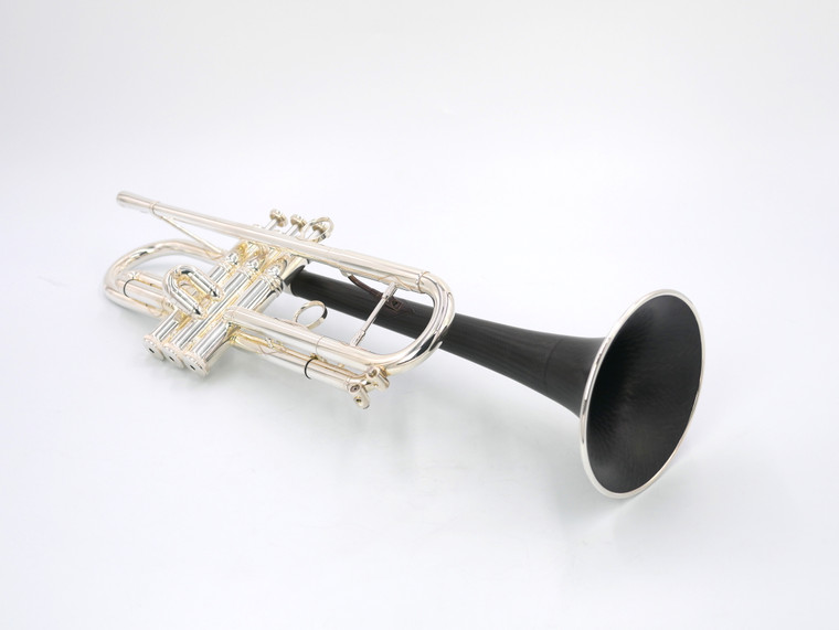 daCarbo Unica Trumpet in Silver Plate With Carbon Fiber Bell!