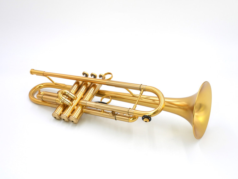 Adams A1v2 Selected Series Trumpet in Satin Gold Lacquer!