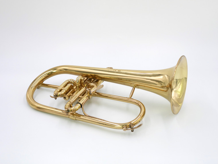 Pre-Owned Kanstul Besson Meha Flugelhorn in Clear Lacquer!