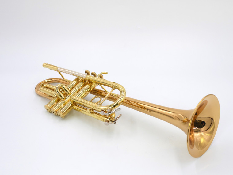 Pre-Owned CarolBrass CTR-5062H-GSS Large Bore C Trumpet in Lacquer! 
