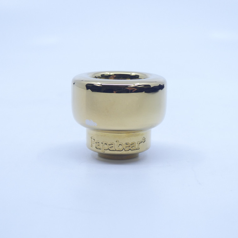 ACB Papa Bear Copper Mouthpiece Top in Gold Plate! Lot 451