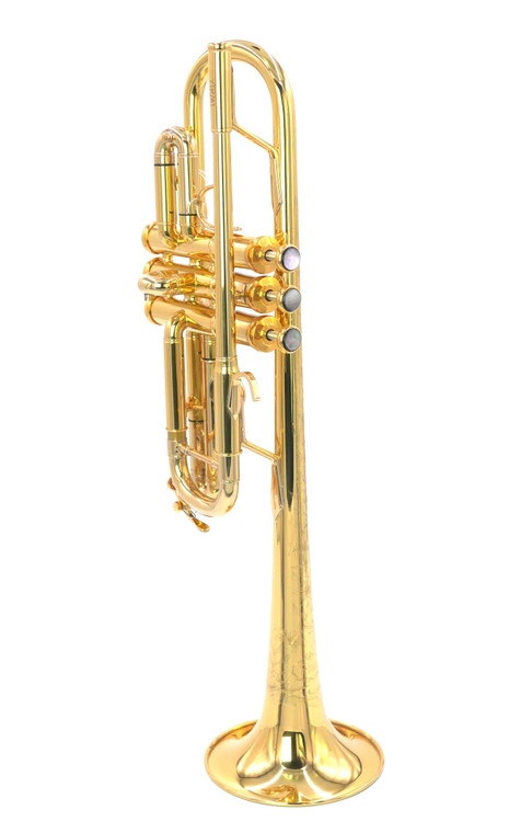 B-Stock Y-Fort Custom YTR741 C Trumpet in Gold Lacquer