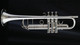 Adams A10 Selected Series trumpet in silver plate full side view