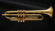Adams A1v2 Selected Series trumpet partial top view