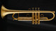 Adams A1v2 Selected Series trumpet full side view