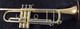 Manchester Brass Professional Bb Trumpet in Clear Lacquer with Gold Brass Bell